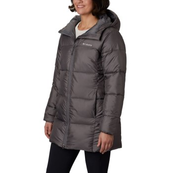 Columbia Ženske Jakne - Puffect Mid Hooded Sive | HQST-58109